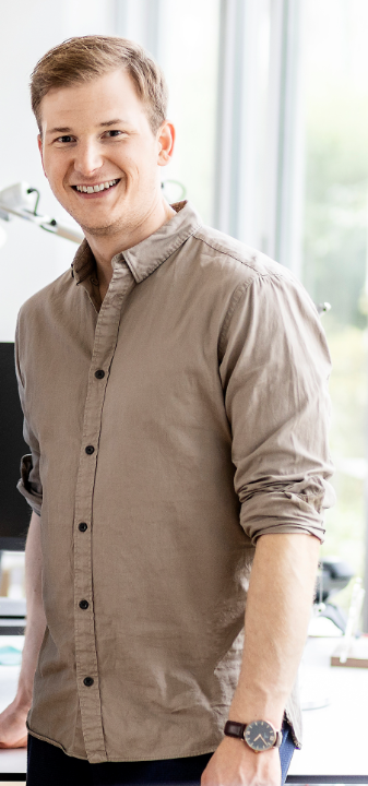 Portrait von Versicherungsfachmann Rolf Haberstroh