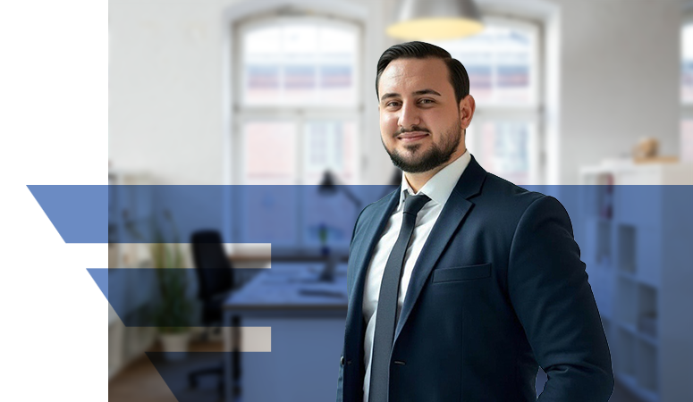 Portrait von Furkan Acikgöz aus der uniVersa Generalagentur Hanau