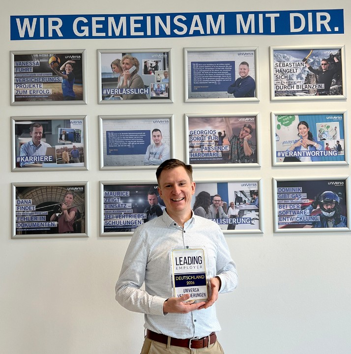 uniVersa als Leading Employer ausgezeichnet 2026