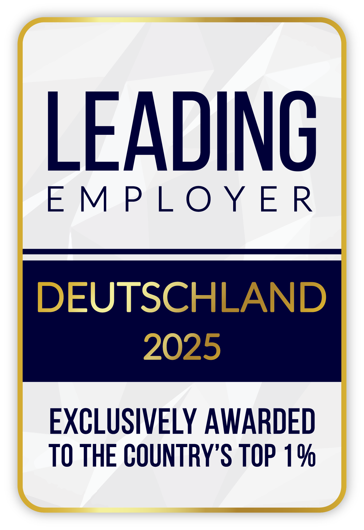 Siegel für Auszeichnung als Leading Employer Deutschland 2024