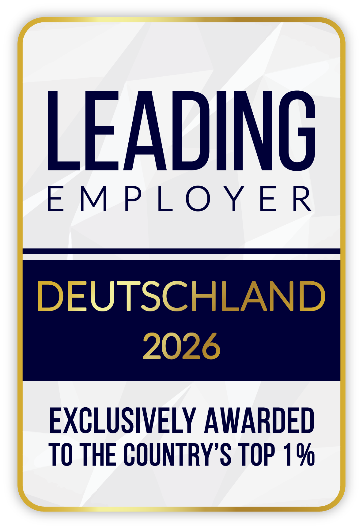 Siegel für Auszeichnung als Leading Employer Deutschland 2024