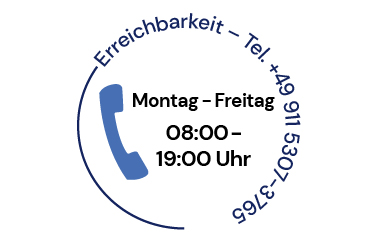 Grafische Darstellung zur Erreichbarkeit der uniVersa